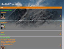 Tablet Screenshot of chedilalprajapati.blogspot.com
