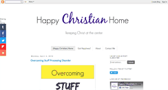 Desktop Screenshot of happychristianhome.blogspot.com