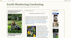 Desktop Screenshot of earthshatteringgardening.blogspot.com