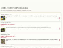 Tablet Screenshot of earthshatteringgardening.blogspot.com
