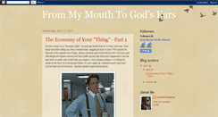 Desktop Screenshot of frommymouthtogodsears.blogspot.com