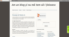 Desktop Screenshot of anticalofilul.blogspot.com