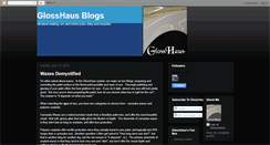 Desktop Screenshot of glosshaus.blogspot.com