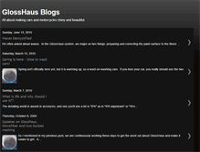 Tablet Screenshot of glosshaus.blogspot.com