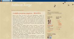 Desktop Screenshot of edilsonjorge.blogspot.com