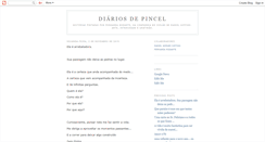 Desktop Screenshot of diariosdepincel.blogspot.com