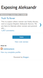 Mobile Screenshot of exposingaleksandr.blogspot.com