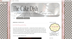 Desktop Screenshot of cakedish.blogspot.com