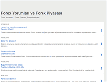 Tablet Screenshot of forexyorumlari.blogspot.com