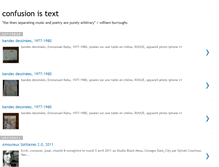Tablet Screenshot of confusionistext.blogspot.com