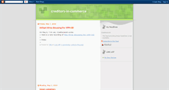 Desktop Screenshot of creditors-in-commerce.blogspot.com