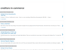 Tablet Screenshot of creditors-in-commerce.blogspot.com