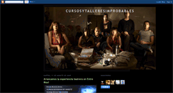 Desktop Screenshot of cursosytalleresimprobables.blogspot.com