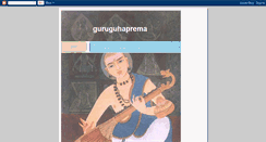 Desktop Screenshot of guruguhaprema.blogspot.com