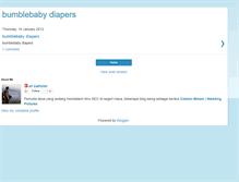 Tablet Screenshot of bumblebaby-diapers.blogspot.com