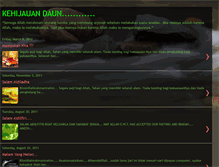 Tablet Screenshot of mentari-kehijauandaun.blogspot.com