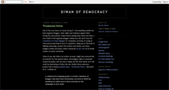 Desktop Screenshot of diwanofdemocracy.blogspot.com