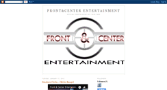Desktop Screenshot of frontandcenterentertainment.blogspot.com