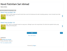 Tablet Screenshot of fatinilam-sari-ahmad.blogspot.com