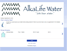 Tablet Screenshot of lifeyourwater.blogspot.com