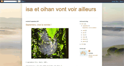 Desktop Screenshot of isaetoihanvontvoirailleurs.blogspot.com