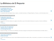 Tablet Screenshot of labibliotecadelpespunte.blogspot.com