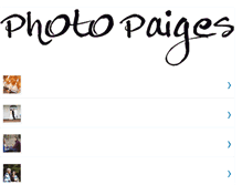 Tablet Screenshot of photopaiges.blogspot.com