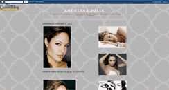 Desktop Screenshot of angelinajoliefanpage.blogspot.com