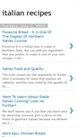 Mobile Screenshot of italian-recipes-cooking.blogspot.com