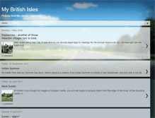 Tablet Screenshot of mybritishisles.blogspot.com