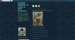 Desktop Screenshot of ajuwayaessence.blogspot.com
