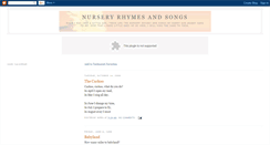 Desktop Screenshot of nursery-rhymes-and-songs.blogspot.com