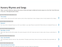 Tablet Screenshot of nursery-rhymes-and-songs.blogspot.com