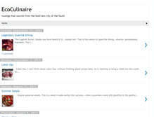 Tablet Screenshot of ecoculinaire.blogspot.com