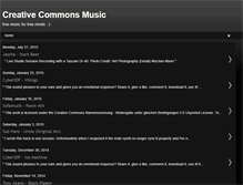 Tablet Screenshot of creative-commons-music.blogspot.com