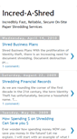 Mobile Screenshot of incred-a-shred.blogspot.com