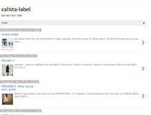 Tablet Screenshot of calista-label.blogspot.com