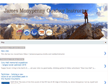 Tablet Screenshot of jamesmonypennyoutdoorinstructor.blogspot.com
