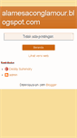 Mobile Screenshot of alamesaconglamour.blogspot.com
