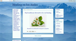 Desktop Screenshot of healingenlosandes.blogspot.com