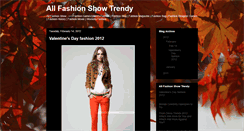 Desktop Screenshot of fashionshow11.blogspot.com