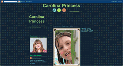 Desktop Screenshot of carolinaprincess.blogspot.com