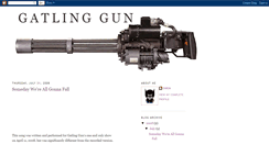 Desktop Screenshot of gatlinggun.blogspot.com