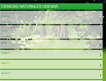 Tablet Screenshot of cienciasnaturalesudenar.blogspot.com