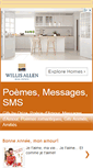 Mobile Screenshot of poemes-messages-damour.blogspot.com