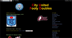 Desktop Screenshot of cityunitedfootydoubles.blogspot.com