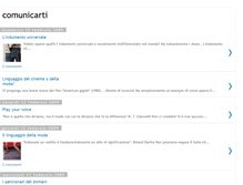 Tablet Screenshot of comunicarti.blogspot.com