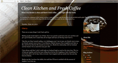 Desktop Screenshot of cleankitchenfreshcoffee.blogspot.com