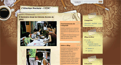 Desktop Screenshot of cienciassociaisuesc.blogspot.com