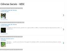 Tablet Screenshot of cienciassociaisuesc.blogspot.com